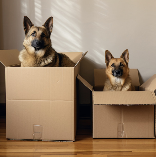 Dogs in the right boxes