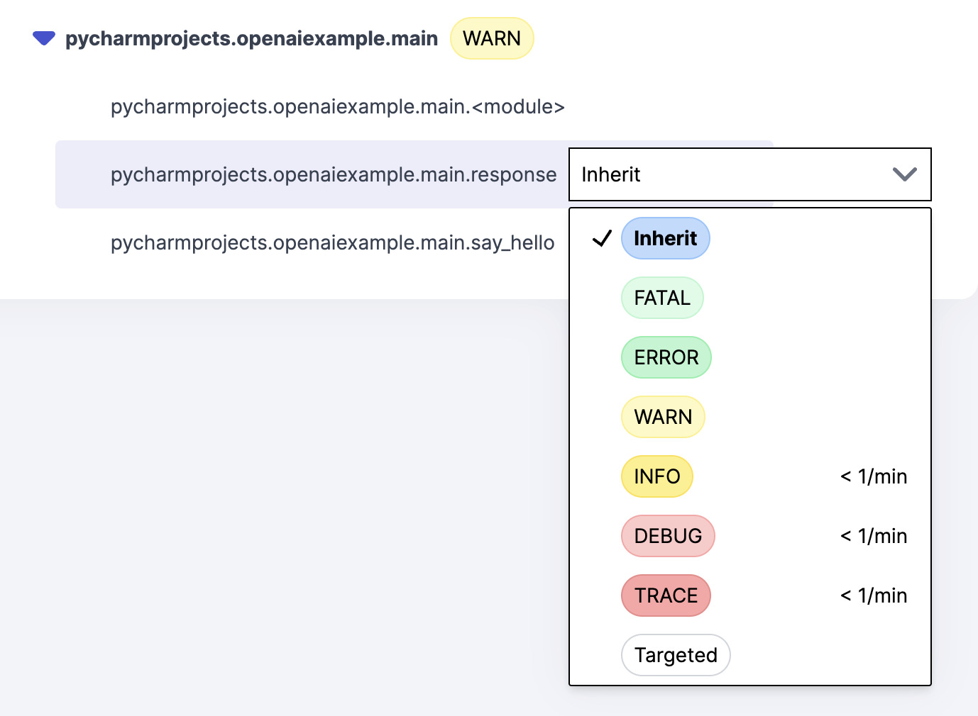 OpenAI configuration options