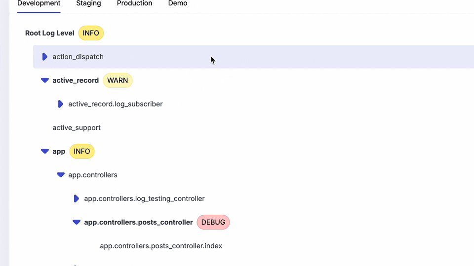 Change rails log level dynamically